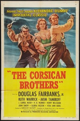The Corsican Brothers poster