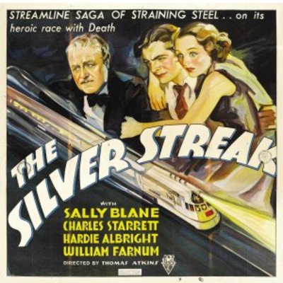 The Silver Streak Wooden Framed Poster