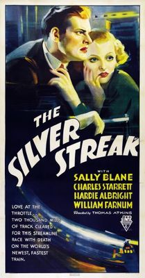 The Silver Streak Poster with Hanger