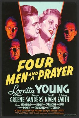 Four Men and a Prayer Canvas Poster