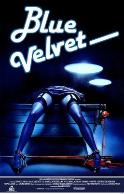 Blue Velvet Metal Framed Poster