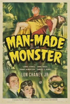 Man Made Monster Wooden Framed Poster