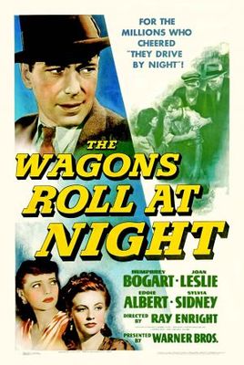 The Wagons Roll at Night Wooden Framed Poster