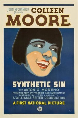 Synthetic Sin Wooden Framed Poster