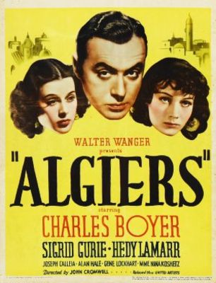 Algiers Poster with Hanger