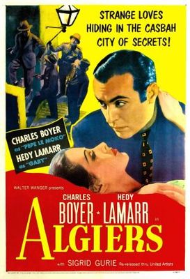 Algiers Poster with Hanger