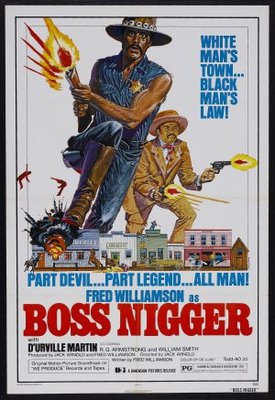 Boss Nigger Metal Framed Poster