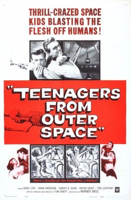 Teenagers from Outer Space Wooden Framed Poster