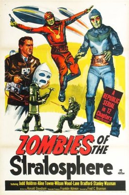 Zombies of the Stratosphere Wooden Framed Poster