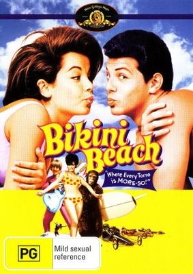 Bikini Beach Metal Framed Poster