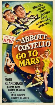 Abbott and Costello Go to Mars Poster with Hanger