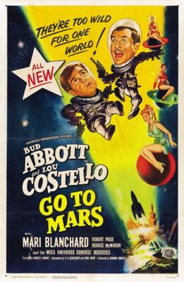 Abbott and Costello Go to Mars Wood Print