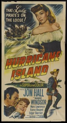 Hurricane Island Poster with Hanger