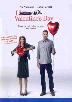 I Hate Valentine's Day Wooden Framed Poster