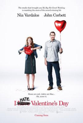 I Hate Valentine's Day Metal Framed Poster