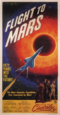 Flight to Mars Metal Framed Poster