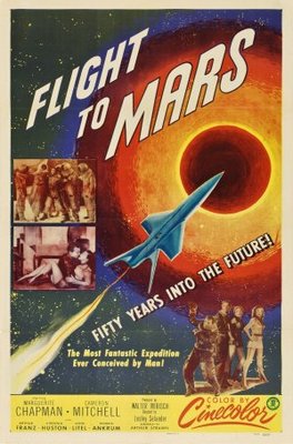 Flight to Mars Wooden Framed Poster