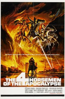 The Four Horsemen of the Apocalypse Wooden Framed Poster