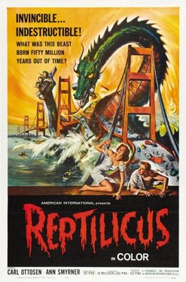 Reptilicus Wooden Framed Poster