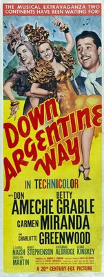 Down Argentine Way Wooden Framed Poster