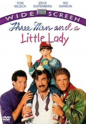 3 Men and a Little Lady Wooden Framed Poster