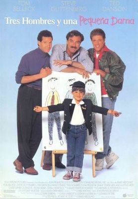 3 Men and a Little Lady Canvas Poster