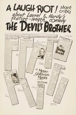 The Devil's Brother Wooden Framed Poster