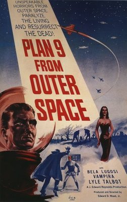 Plan 9 from Outer Space Wood Print