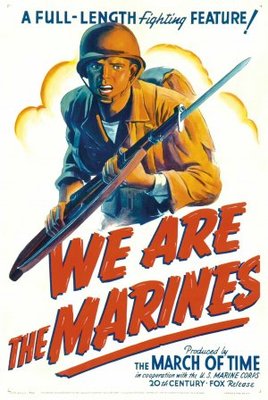We Are the Marines Wooden Framed Poster