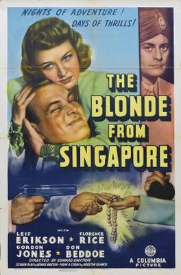 The Blonde from Singapore Metal Framed Poster