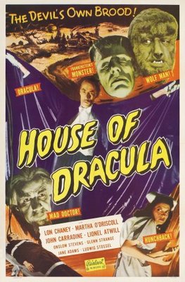 House of Dracula Metal Framed Poster