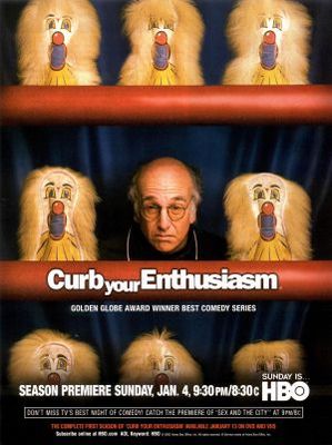 Curb Your Enthusiasm Wooden Framed Poster