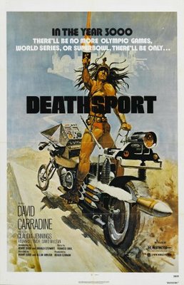 Deathsport Poster with Hanger