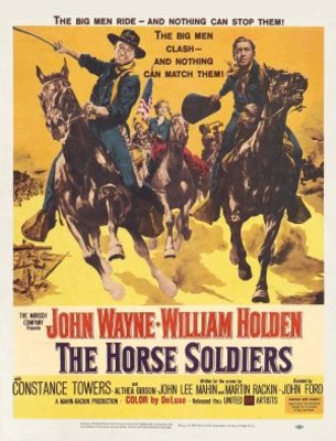 The Horse Soldiers Poster with Hanger