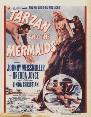 Tarzan and the Mermaids Metal Framed Poster
