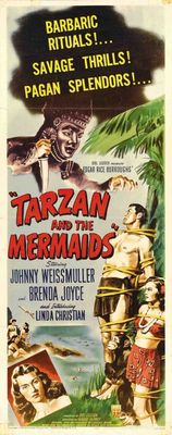 Tarzan and the Mermaids Metal Framed Poster