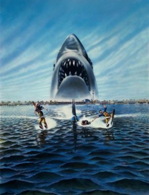 Jaws 3D Metal Framed Poster