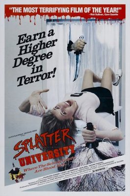 Splatter University Canvas Poster