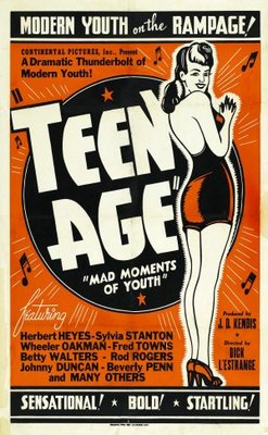 Teen Age Metal Framed Poster