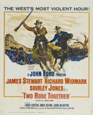 Two Rode Together Wooden Framed Poster