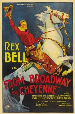 Broadway to Cheyenne Wooden Framed Poster