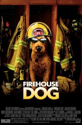 Firehouse Dog Wooden Framed Poster