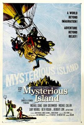 Mysterious Island Wooden Framed Poster