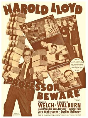 Professor Beware Wood Print