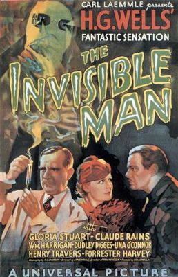 The Invisible Man Metal Framed Poster