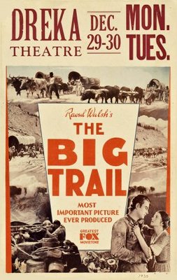 The Big Trail Wooden Framed Poster