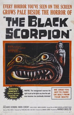 The Black Scorpion Wooden Framed Poster