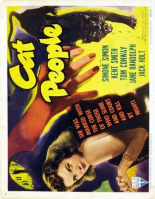 Cat People Poster with Hanger