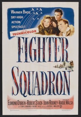 Fighter Squadron Wooden Framed Poster