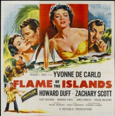 Flame of the Islands Metal Framed Poster
